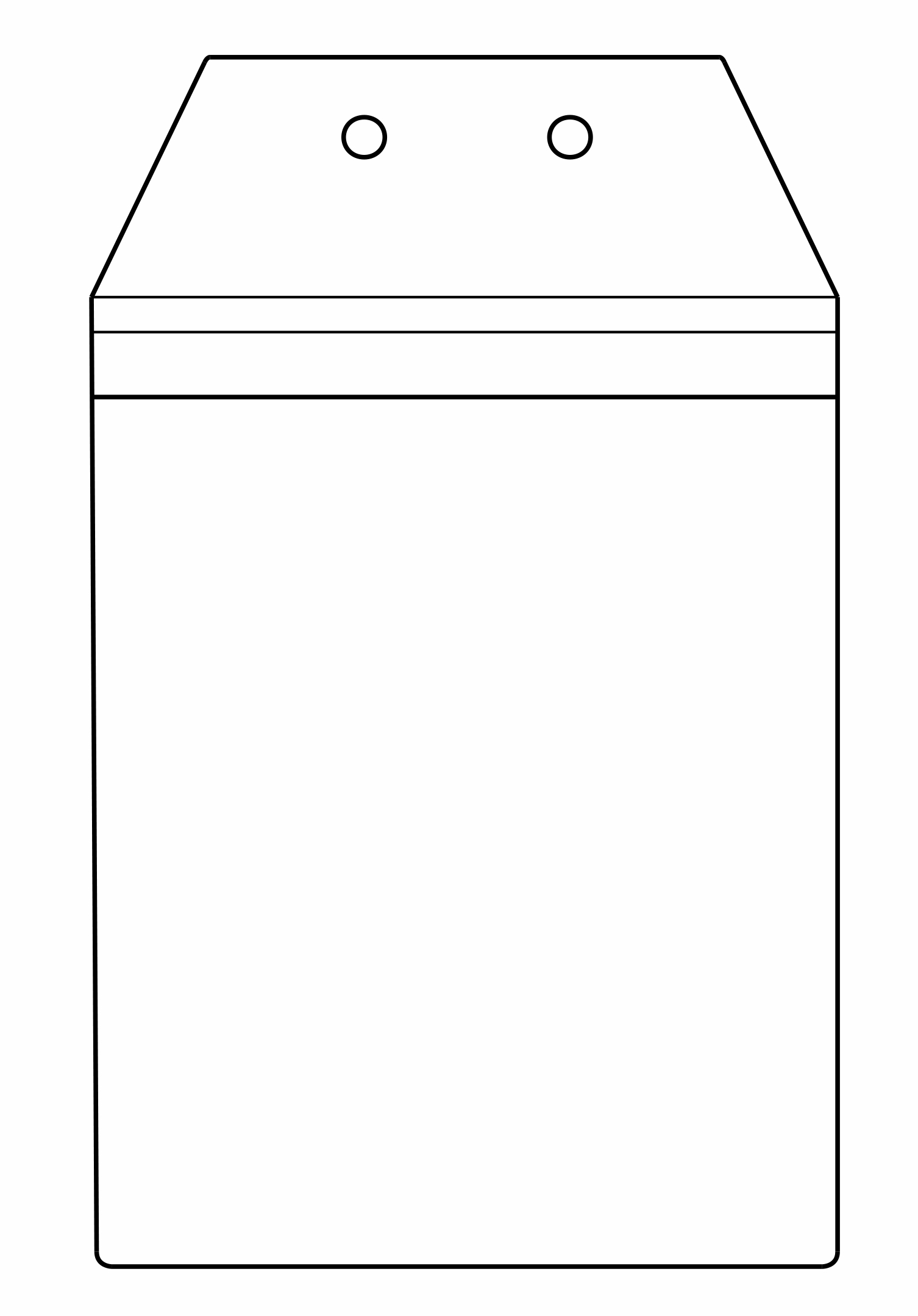 P01-5 Pouzdro s očkem 9 x 12 cm (PVC)